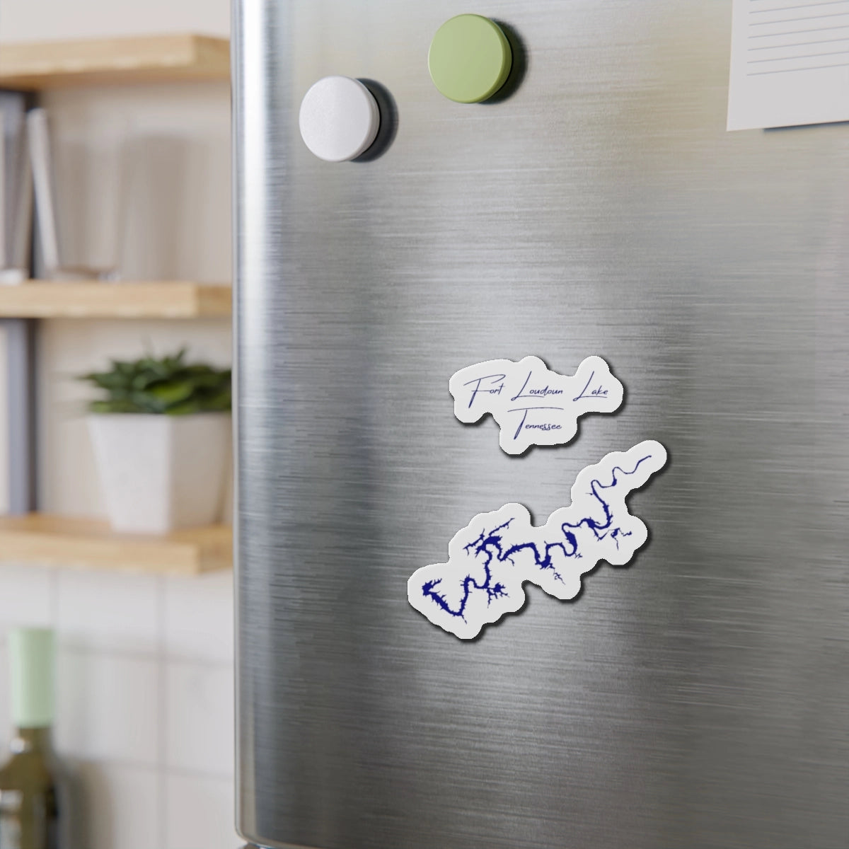 Tennessee Fort Loudoun Lake Die Cut Magnet front position view from context-2 4 x 4.webp