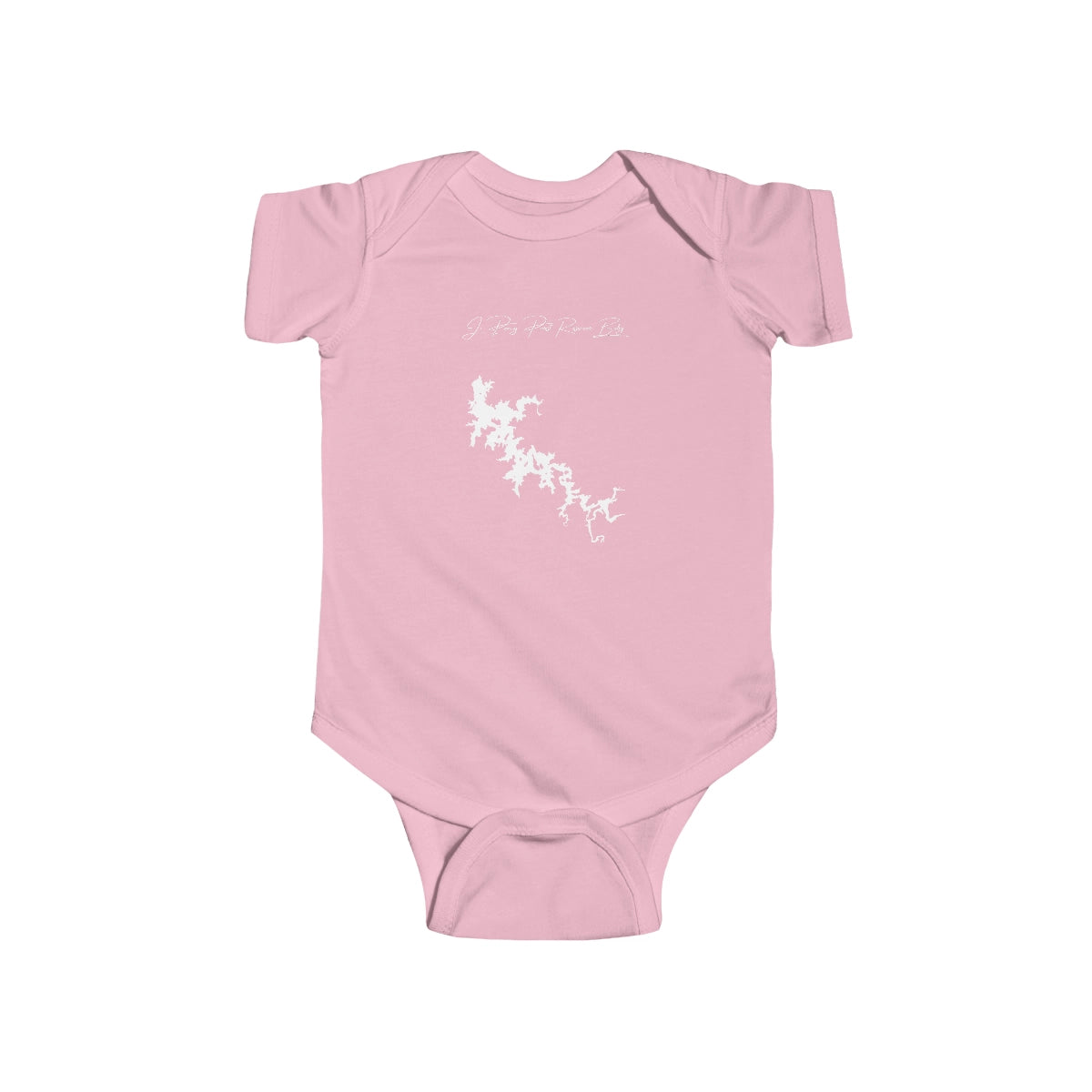 Tennessee J. Percy Priest Reservoir Onesie front position view from front pink.webp