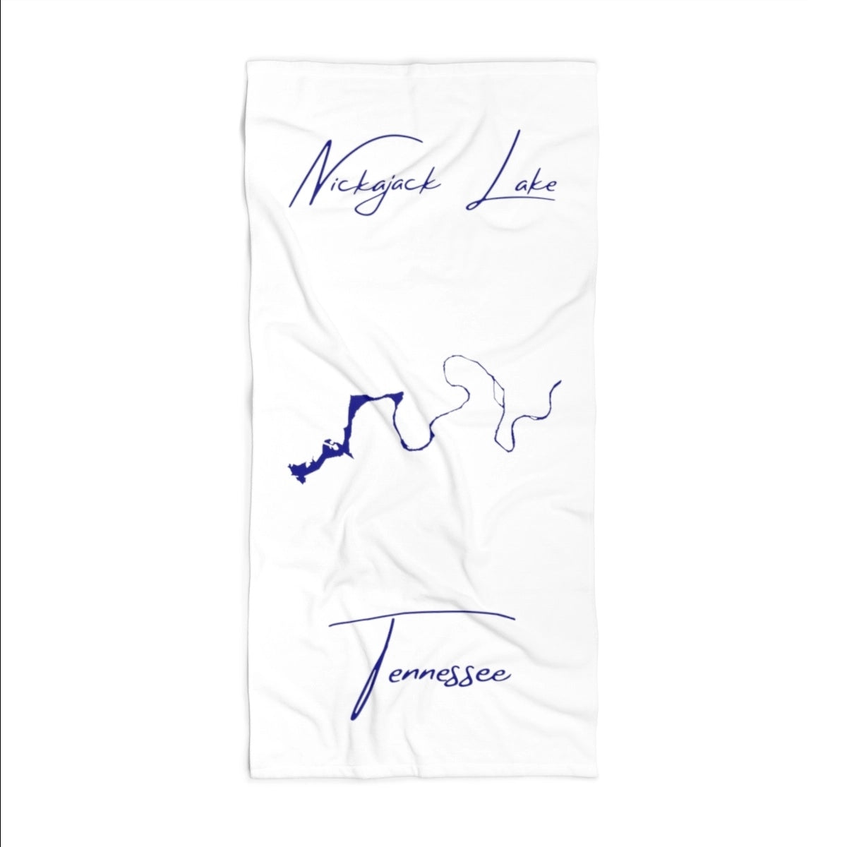 Tennessee Nickajack Lake Beach Towel front position view from front 36 x 72.webp
