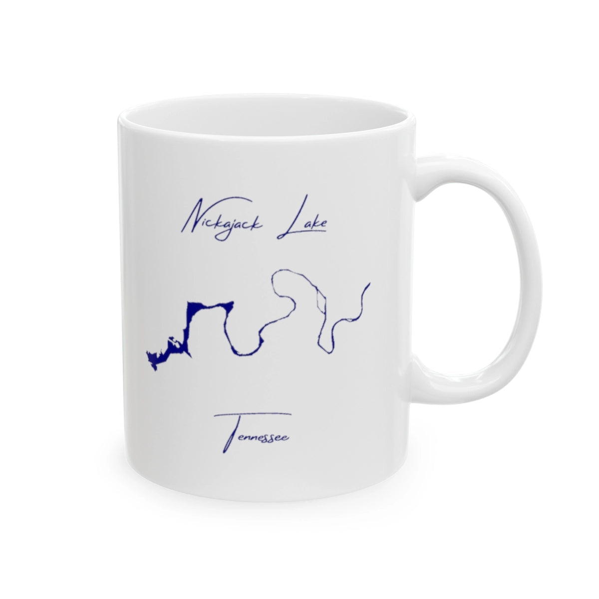 Tennessee Nickajack Lake Ceramic Mug other position view from right 11oz.webp