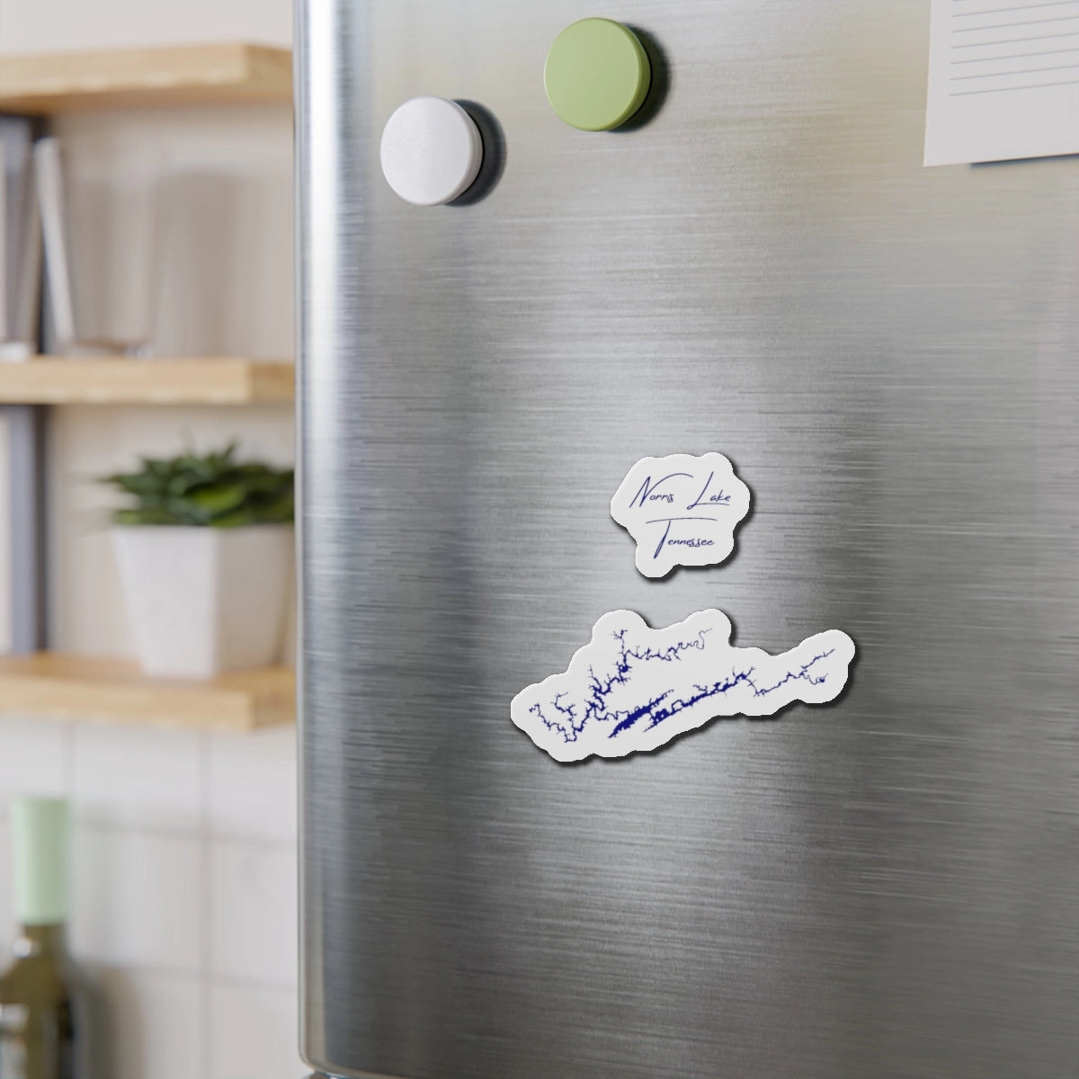 Tennessee Norris Lake Die Cut Magnet front position view from context-2 4 x 4.webp