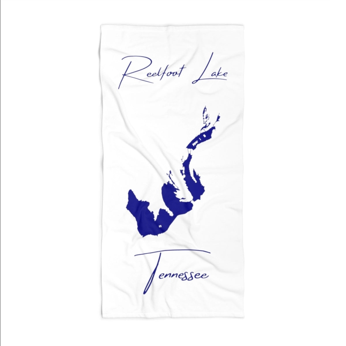 Tennessee Reelfoot Lake Beach Towel front position view from front 36 x 72.webp