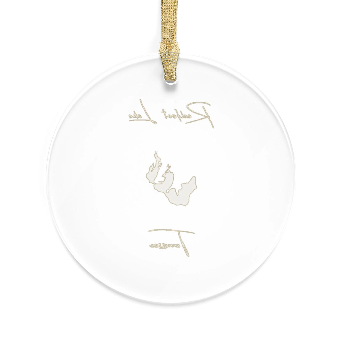 Tennessee Reelfoot Lake Tree Ornament other position view from back round.webp