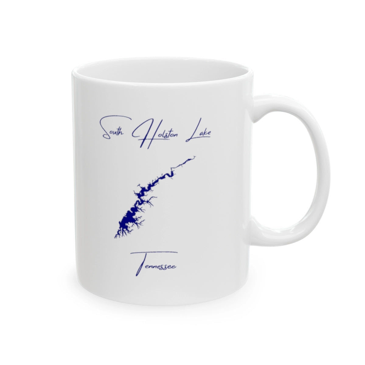Tennessee South Holston Lake Ceramic Mug other position view from right 11oz.webp