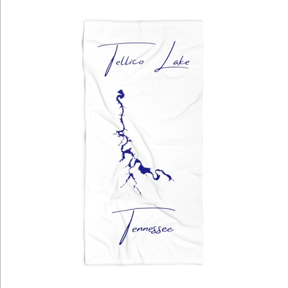 Tennessee Tellico Lake Beach Towel front position view from front 36 x 72.webp