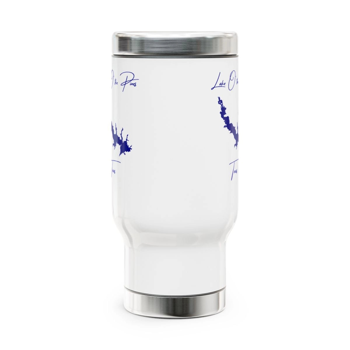 Texas Lake O' the Pines Travel Mug other position view from front 14oz.webp