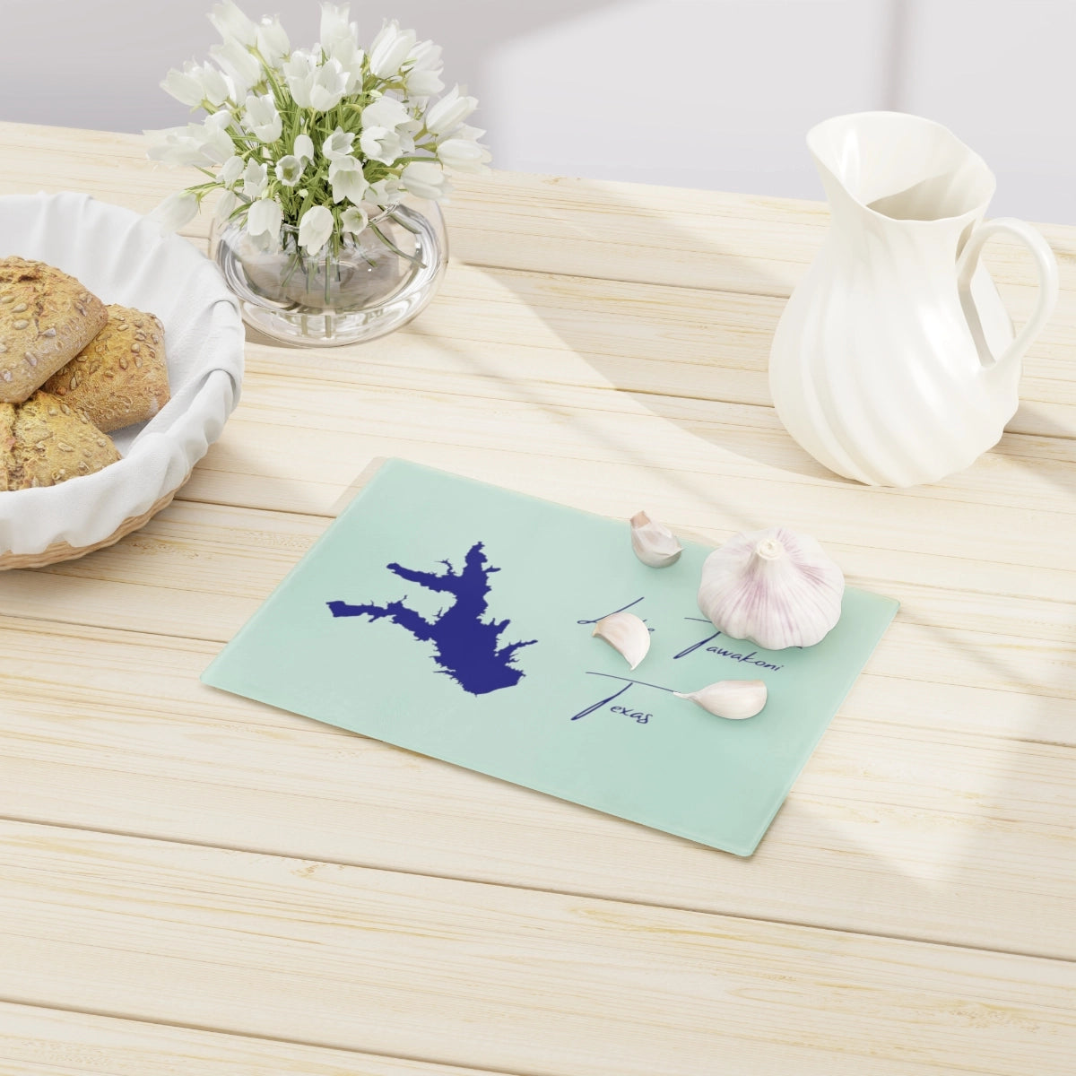 Texas Lake Tawakoni Cutting Board other position view from context-1 small.webp