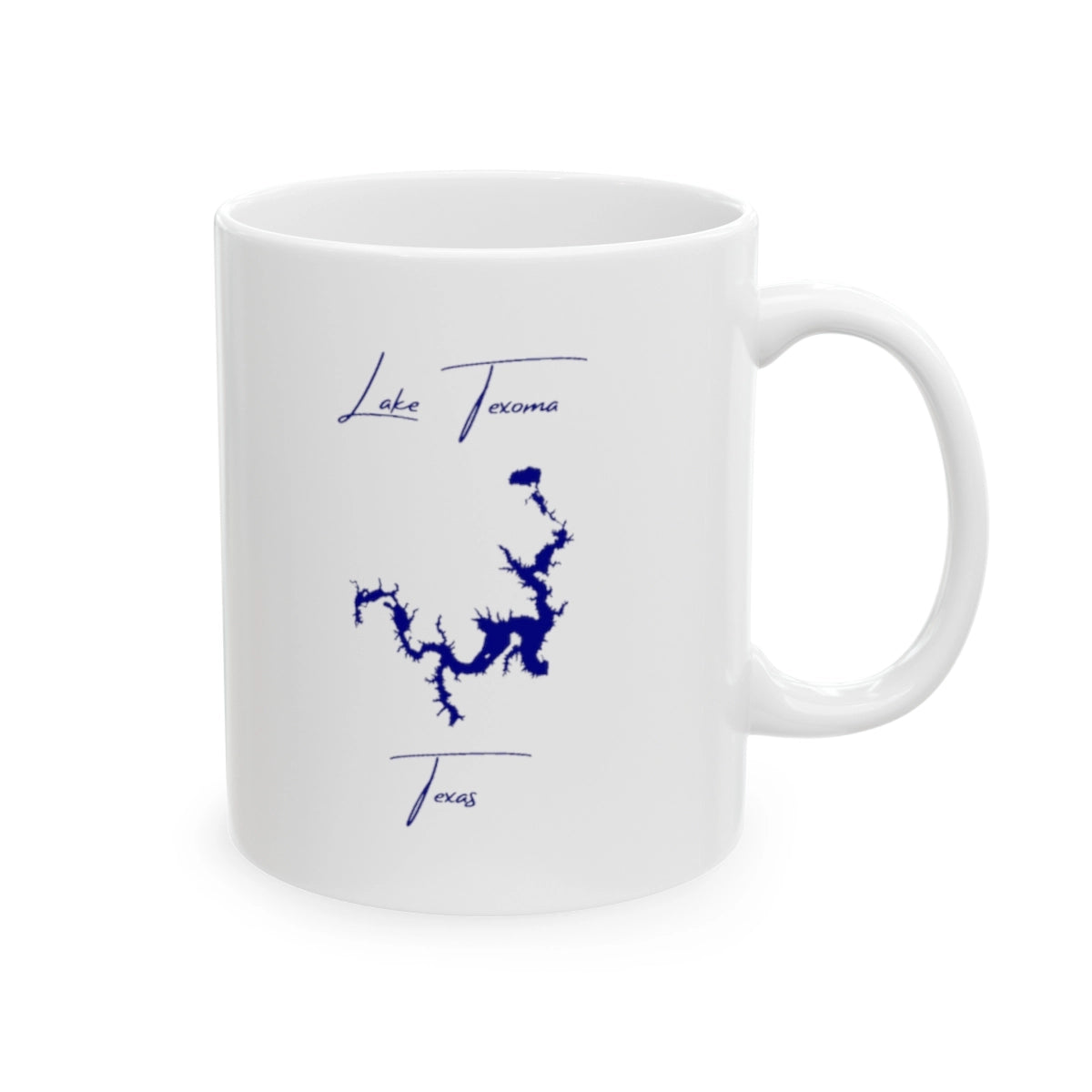 Texas Lake Texoma Ceramic Mug other position view from right 11oz.webp