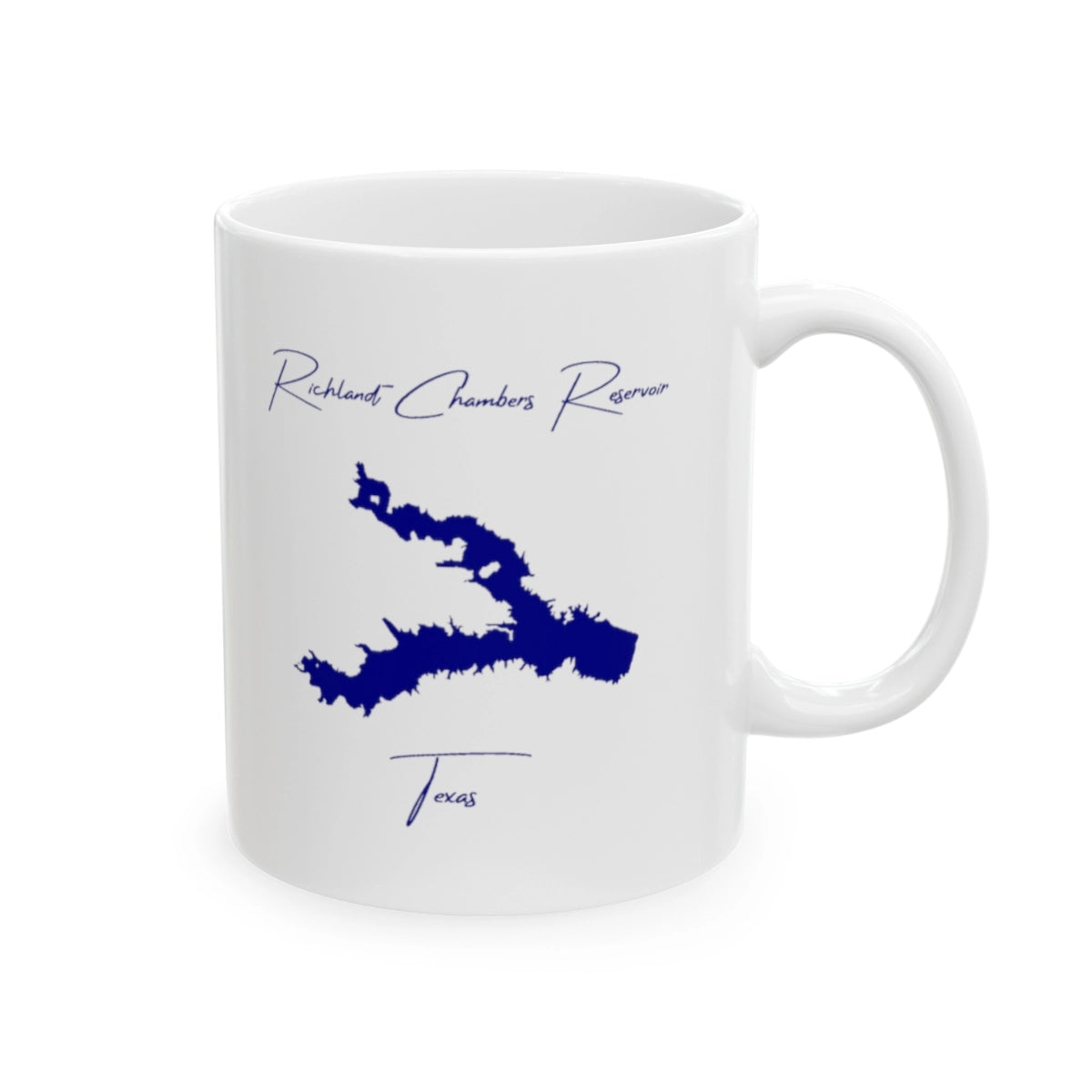 Texas Richland-Chambers Reservoir Ceramic Mug other position view from right 11oz.webp