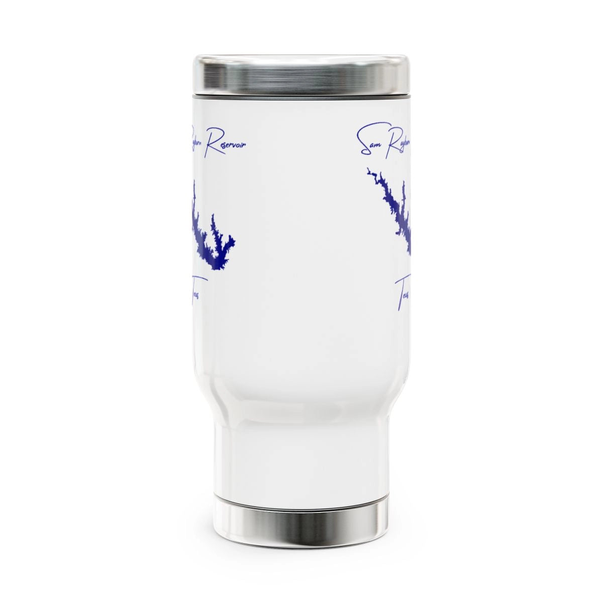 Texas Sam Rayburn Reservoir Travel Mug other position view from front 14oz.webp