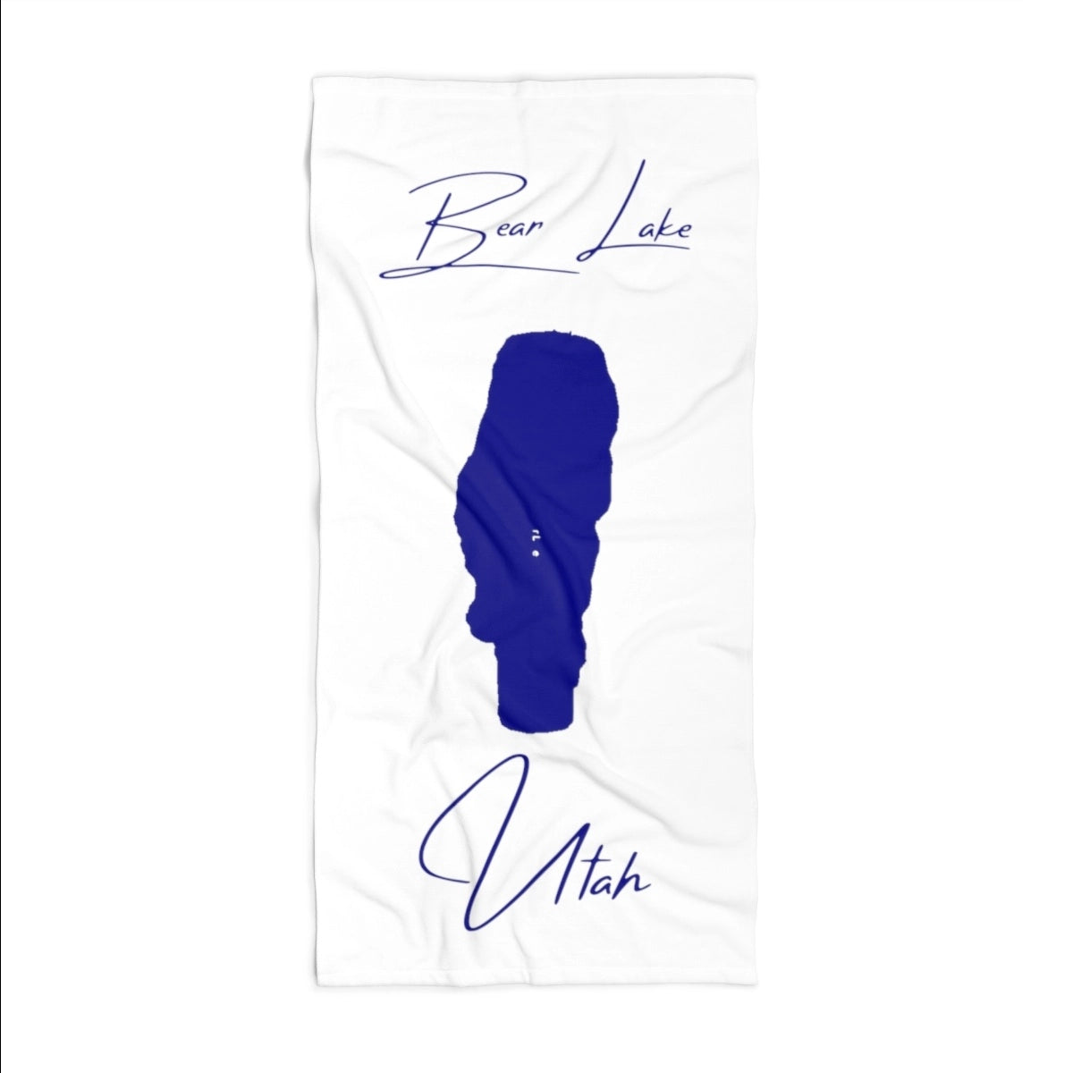 Utah Bear Lake Beach Towel front position view from front 36 x 72.webp