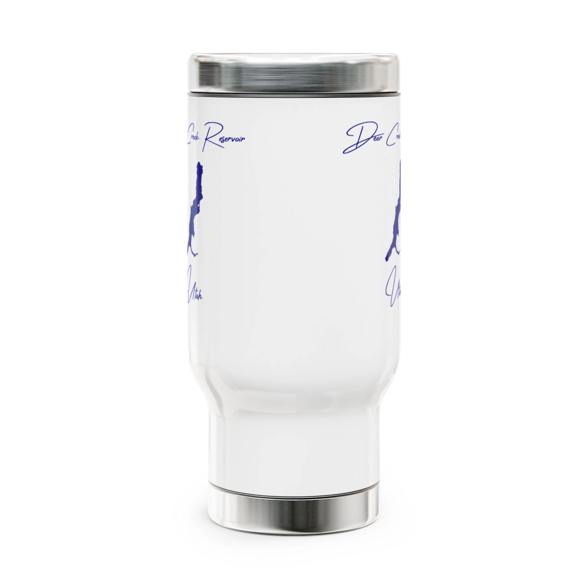 Utah Deer Creek Reservoir Travel Mug other position view from front 14oz.webp