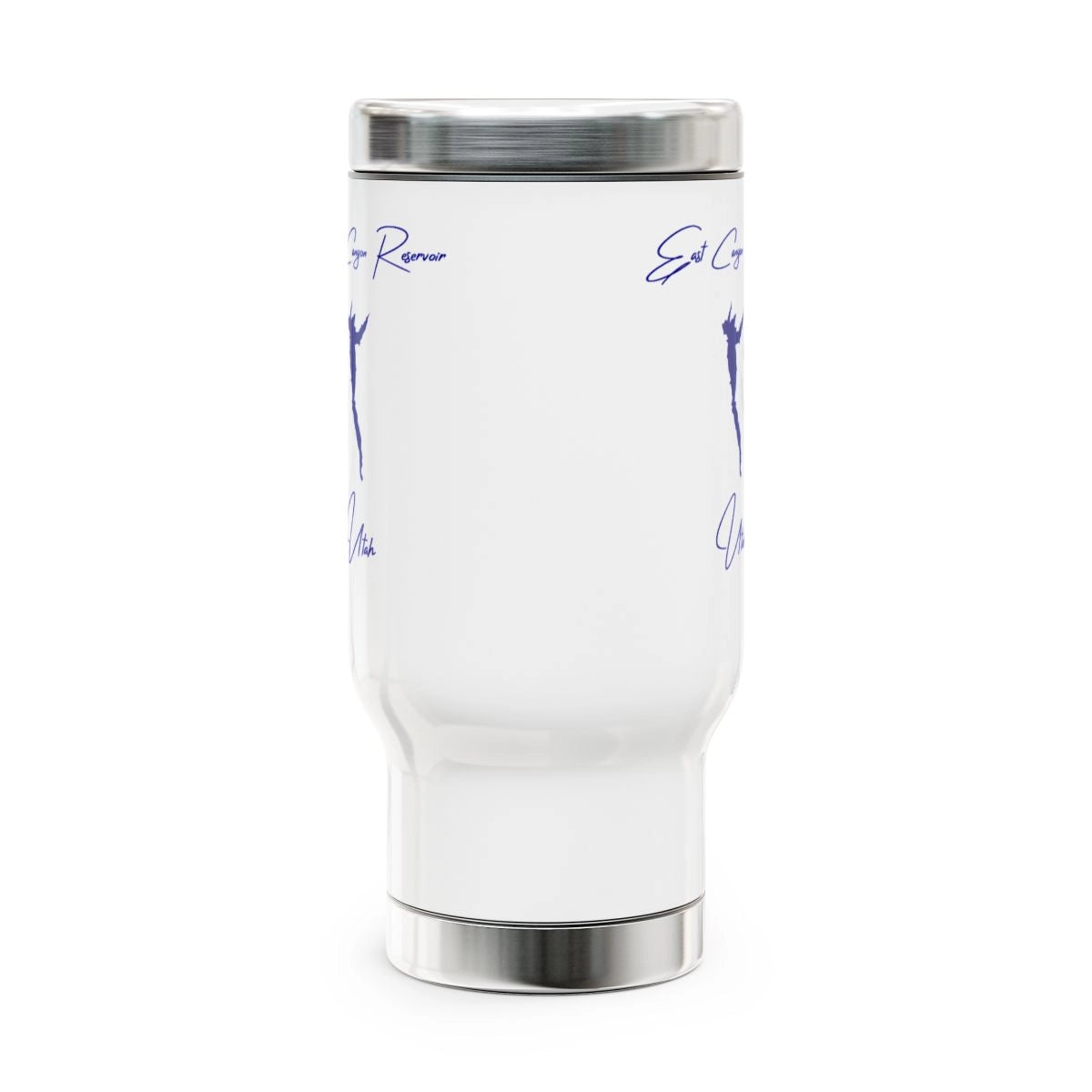 Utah East Canyon Reservoir Travel Mug other position view from front 14oz.webp