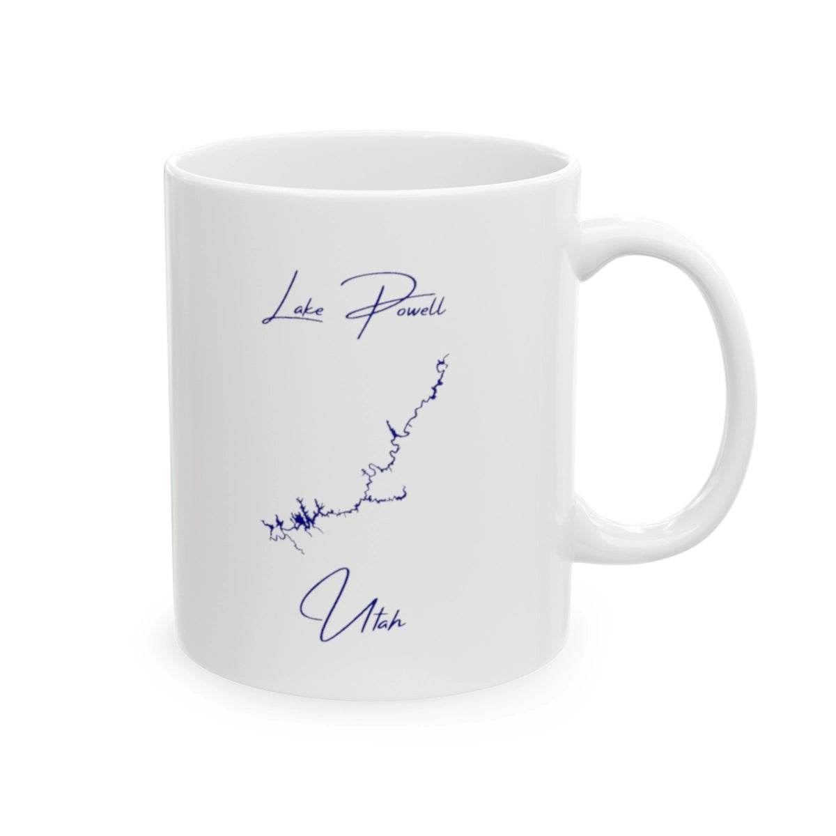 Utah Lake Powell Ceramic Mug other position view from right 11oz.webp