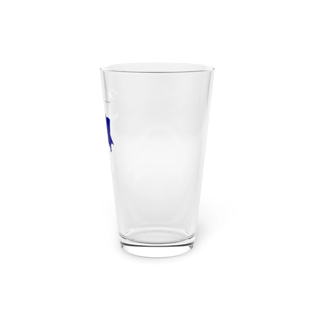 Utah Millsite Reservoir 16oz Pint Glass front position view from right 16oz.webp