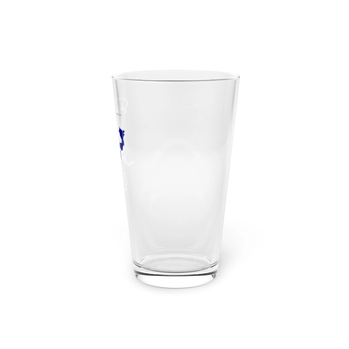 Utah Starvation Reservoir 16oz Pint Glass front position view from right 16oz.webp