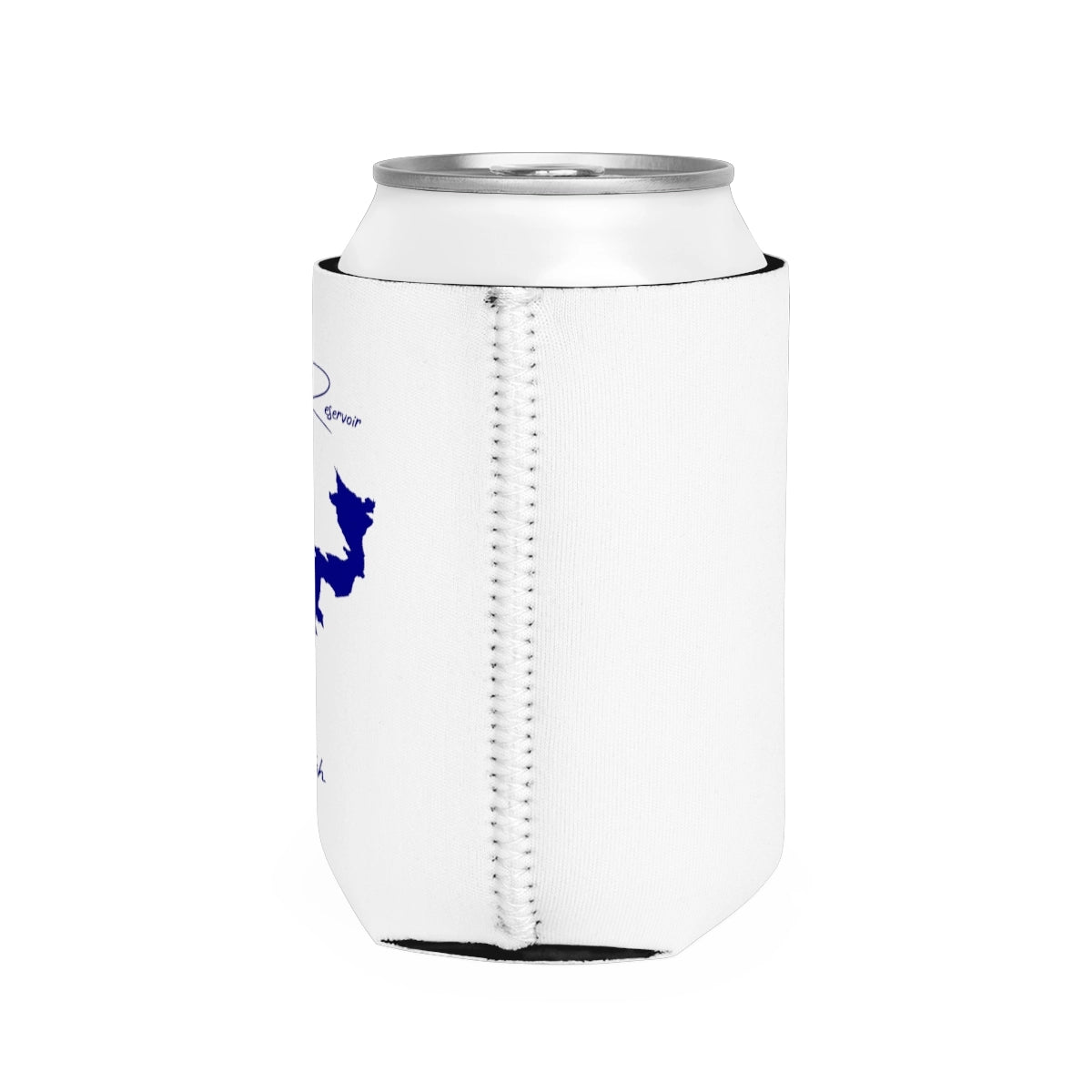 Utah Starvation Reservoir Can Koozie all position view from right white.webp