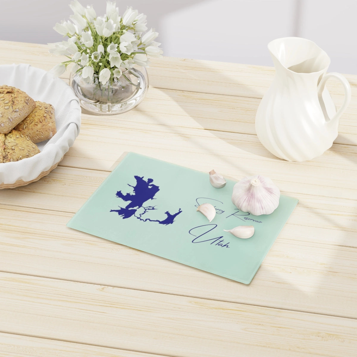 Utah Strawberry Reservoir Cutting Board other position view from context-1 small.webp