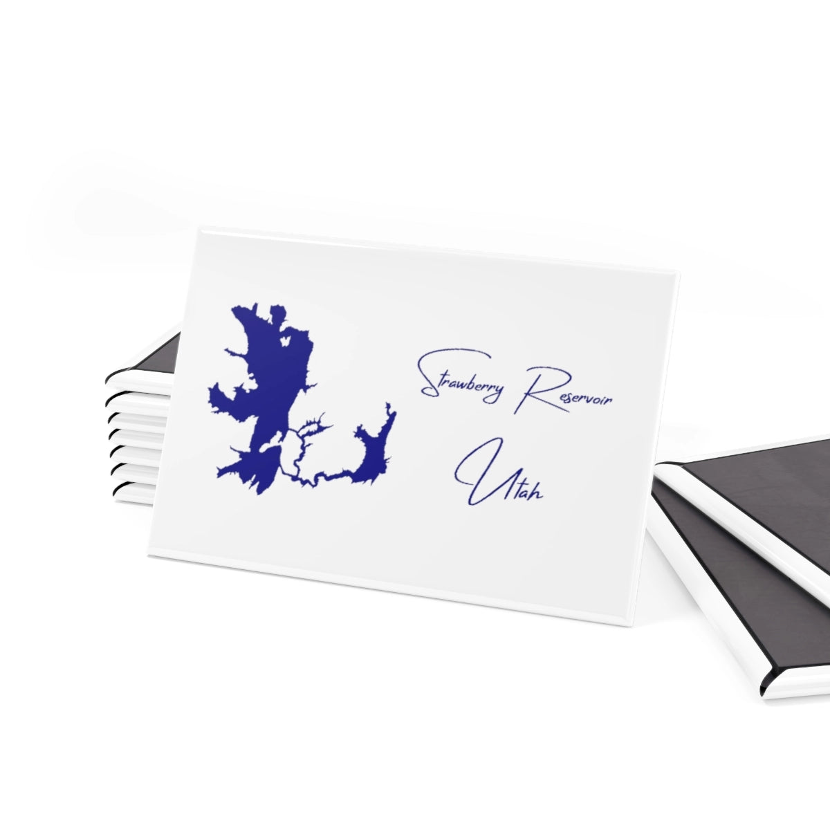 Utah Strawberry Reservoir Magnet front position view from set 2 x 3.webp