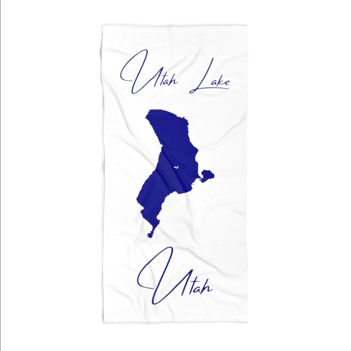 Utah Utah Lake Beach Towel front position view from front 36 x 72.webp