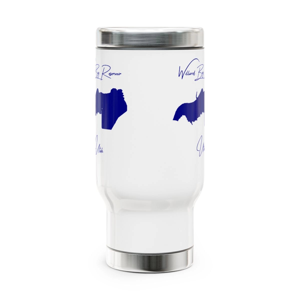 Utah Willard Bay Reservoir Travel Mug other position view from front 14oz.webp