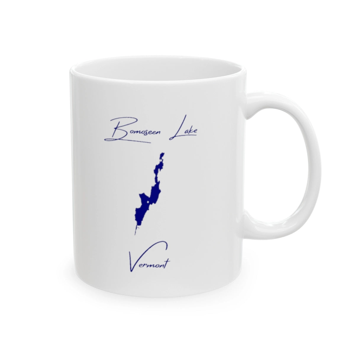 Vermont Bomoseen Lake Ceramic Mug other position view from right 11oz.webp