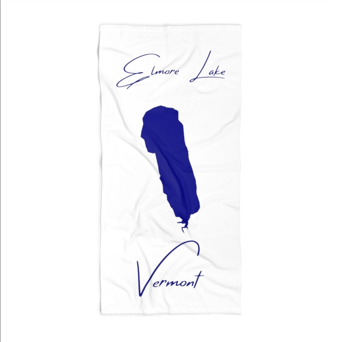 Vermont Elmore Lake Beach Towel front position view from front 36 x 72.webp