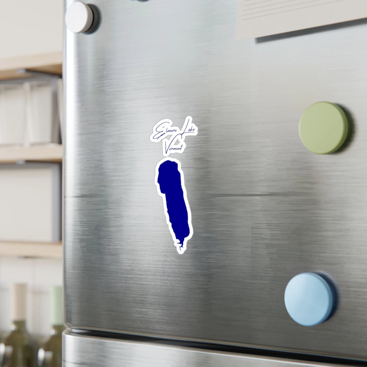 Vermont Elmore Lake Vinyl Decal other position view from context-2 4 x 6.webp