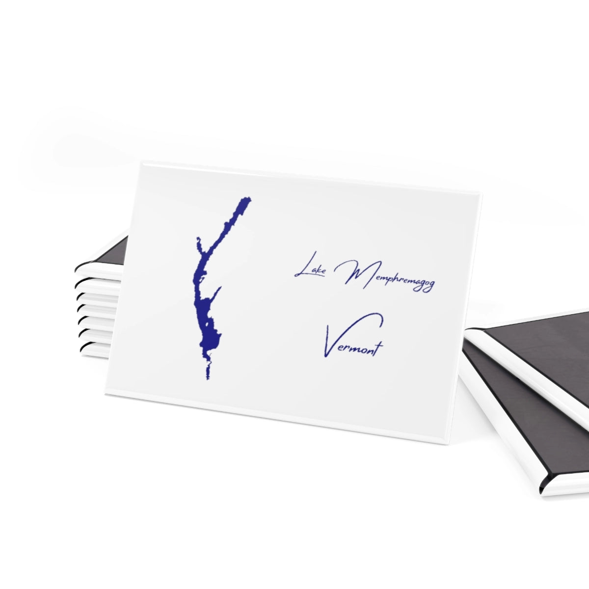 Vermont Lake Memphremagog Magnet front position view from set 2 x 3.webp