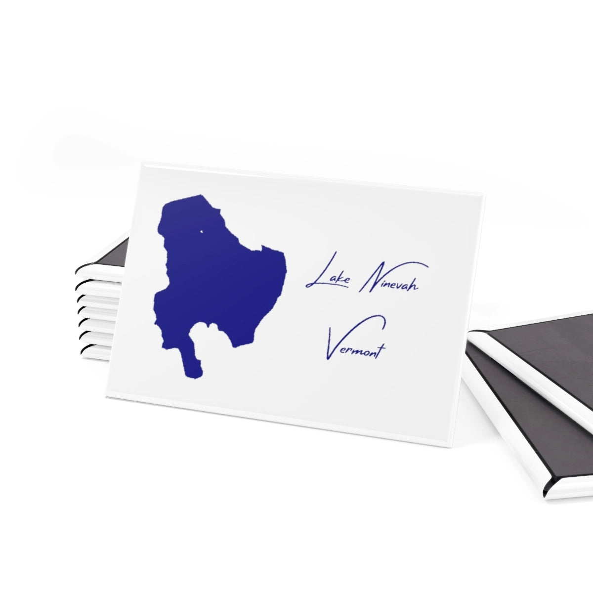 Vermont Lake Ninevah Magnet front position view from set 2 x 3.webp