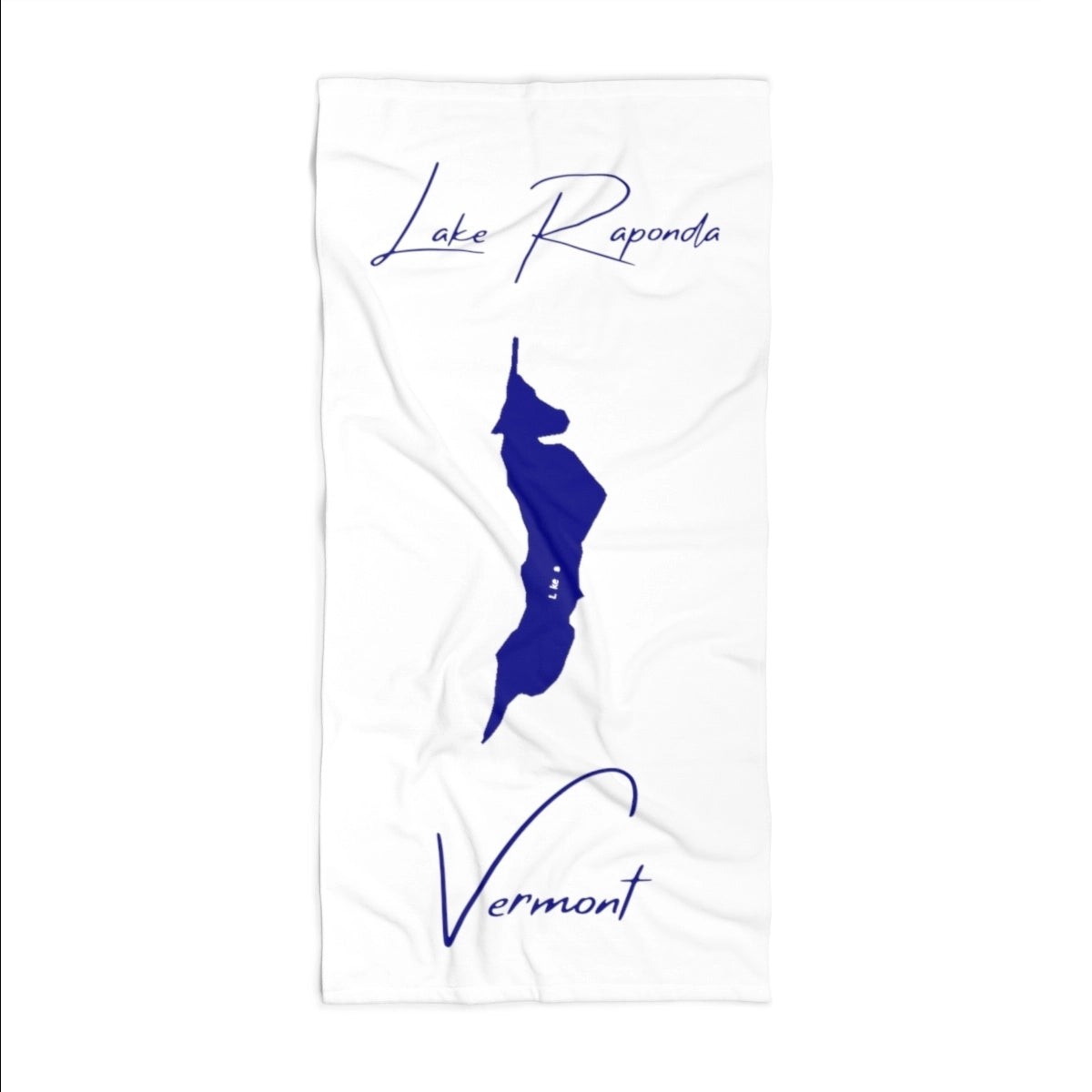 Vermont Lake Raponda Beach Towel front position view from front 36 x 72.webp