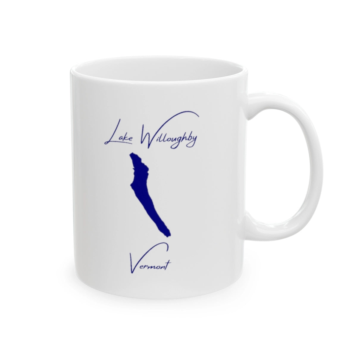 Vermont Lake Willoughby Ceramic Mug other position view from right 11oz.webp