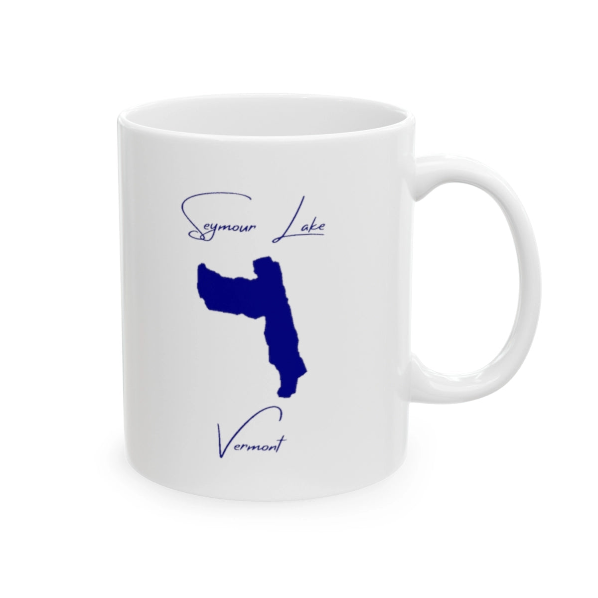 Vermont Seymour Lake Ceramic Mug other position view from right 11oz.webp