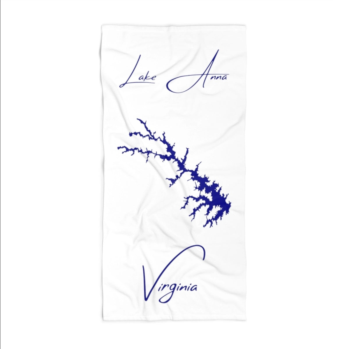 Virginia Lake Anna Beach Towel front position view from front 36 x 72.webp