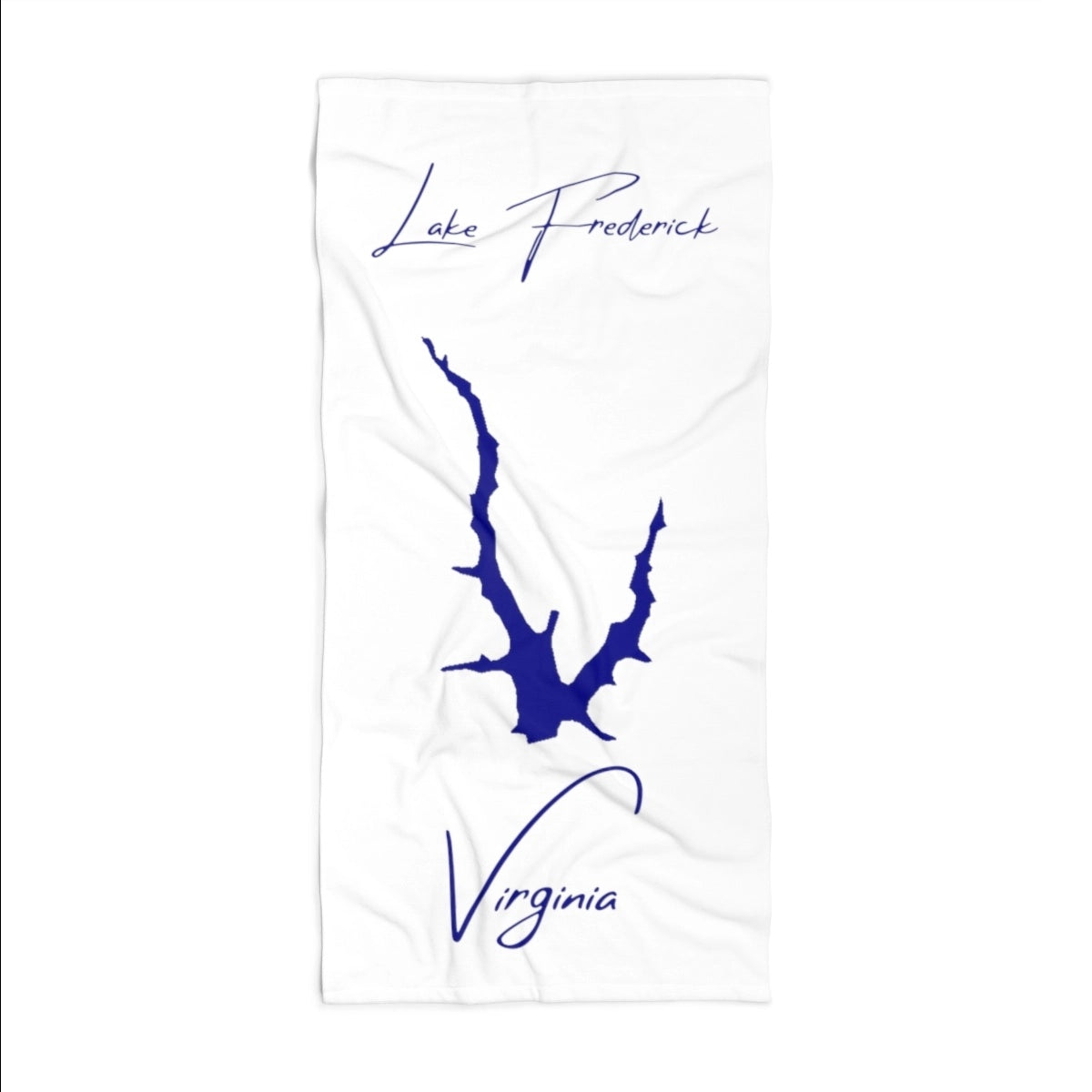 Virginia Lake Frederick Beach Towel front position view from front 36 x 72.webp