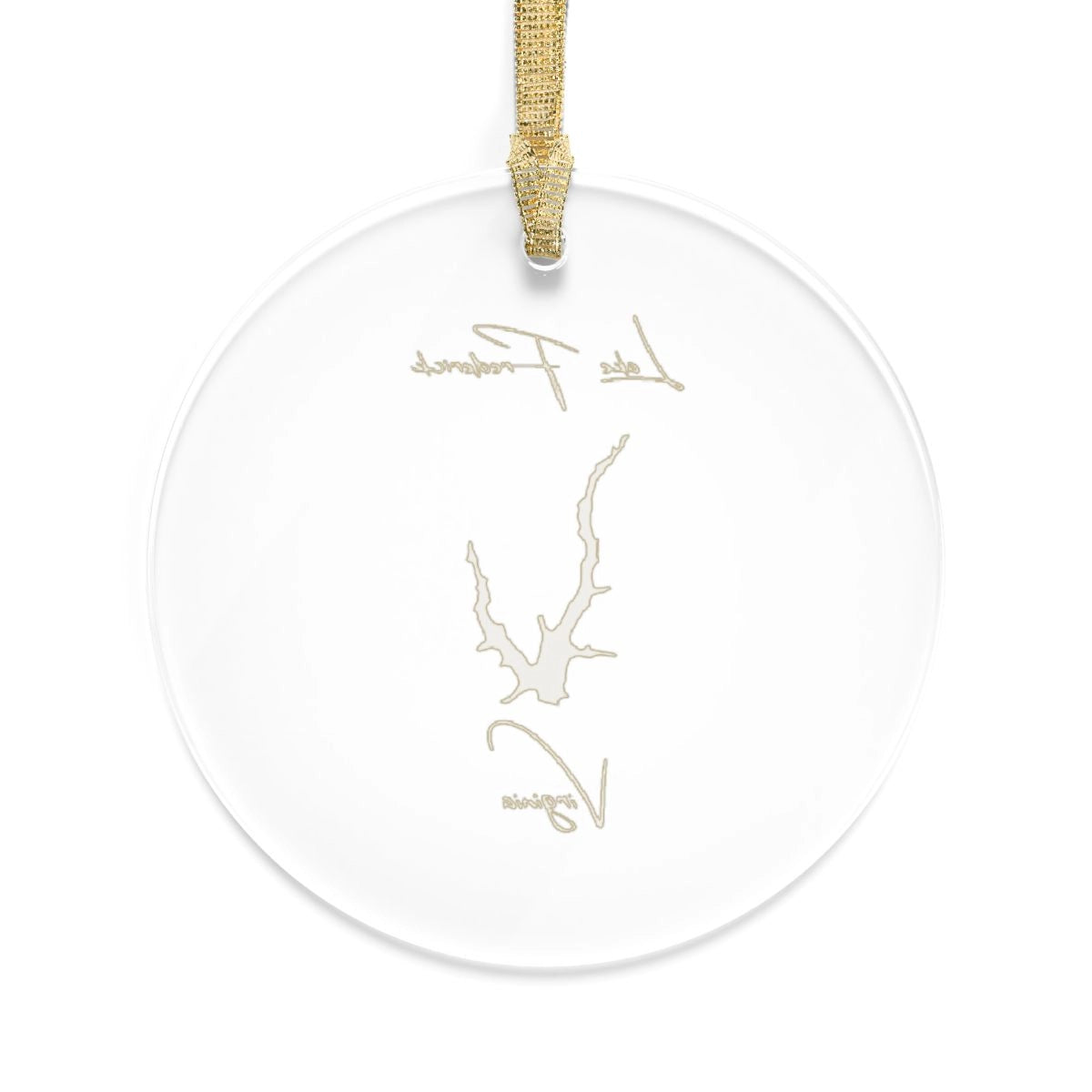 Virginia Lake Frederick Tree Ornament other position view from back round.webp