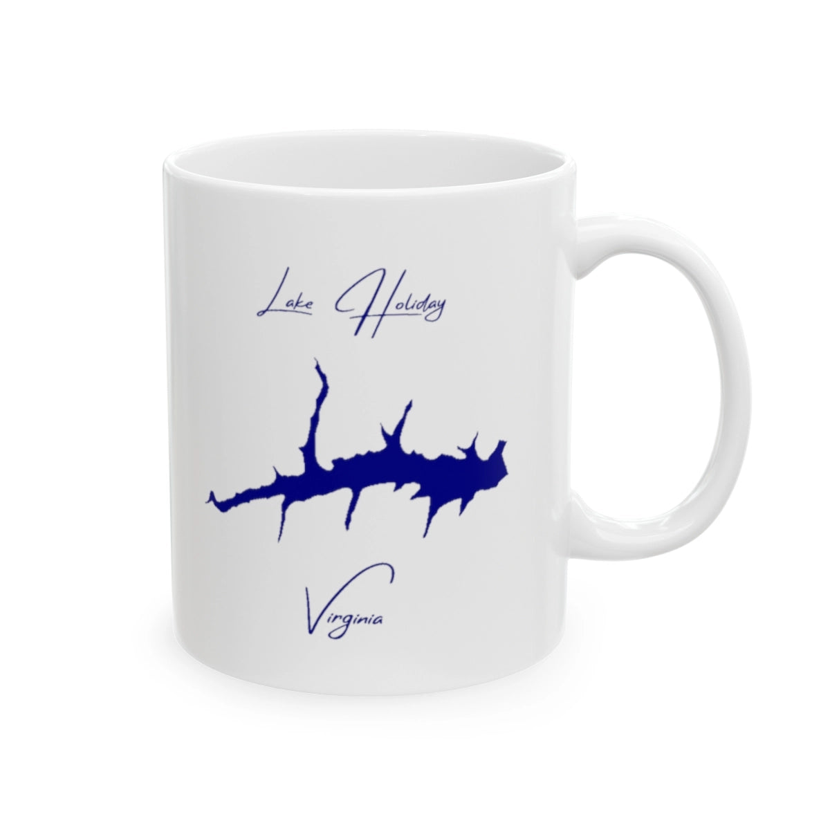 Virginia Lake Holiday Ceramic Mug other position view from right 11oz.webp