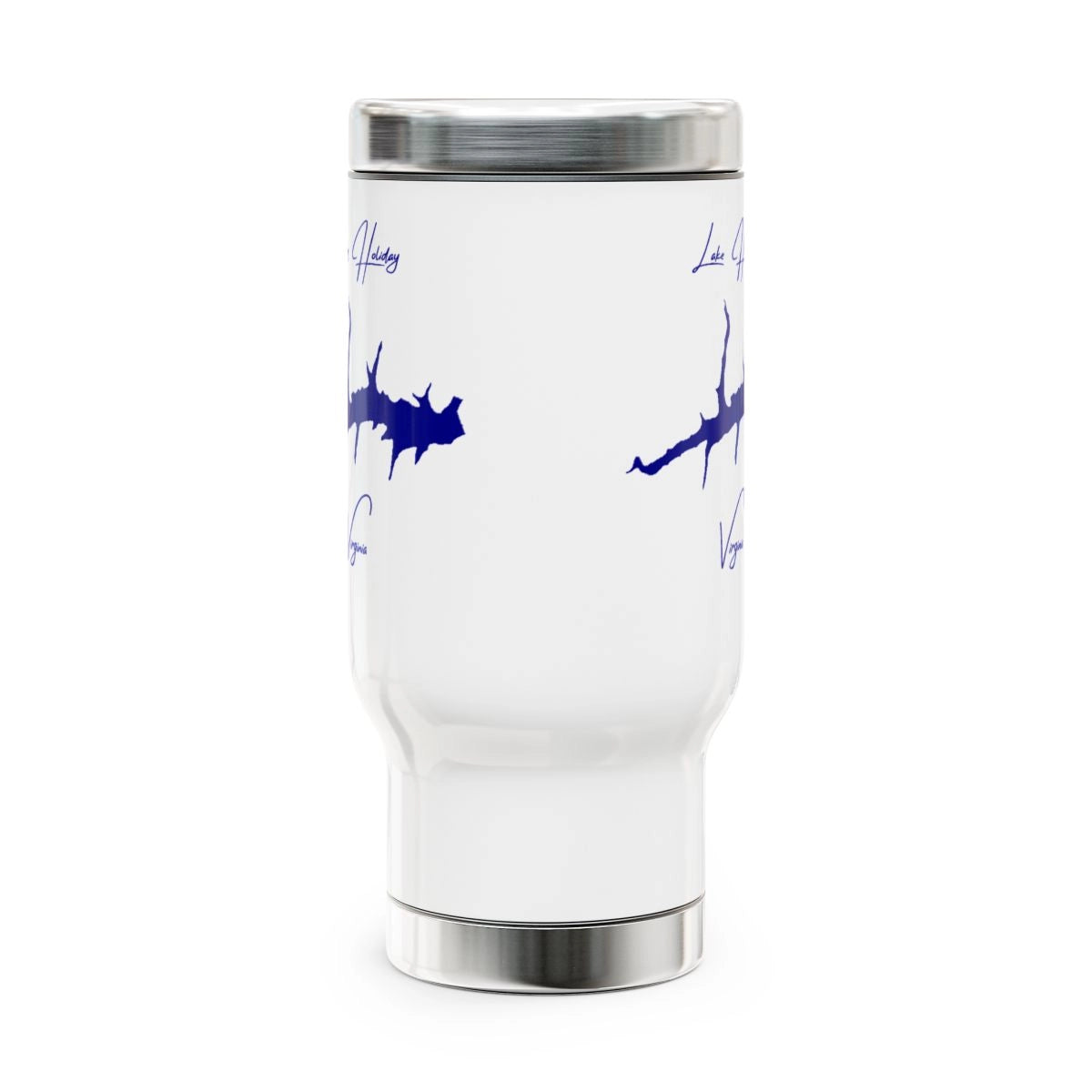 Virginia Lake Holiday Travel Mug other position view from front 14oz.webp