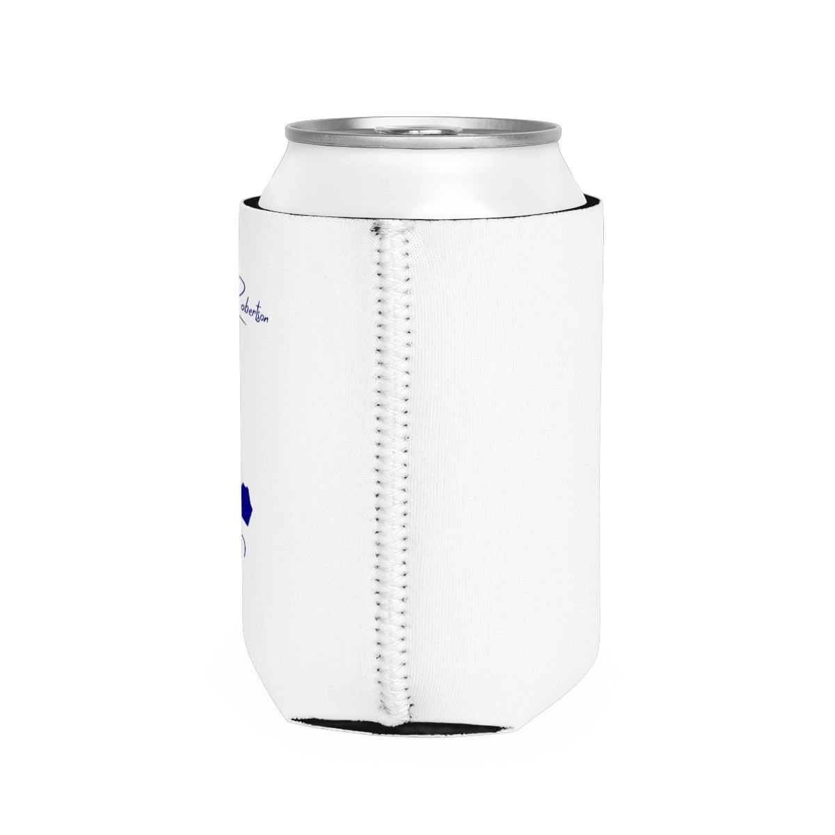Virginia Lake Robertson Can Koozie all position view from right white.webp
