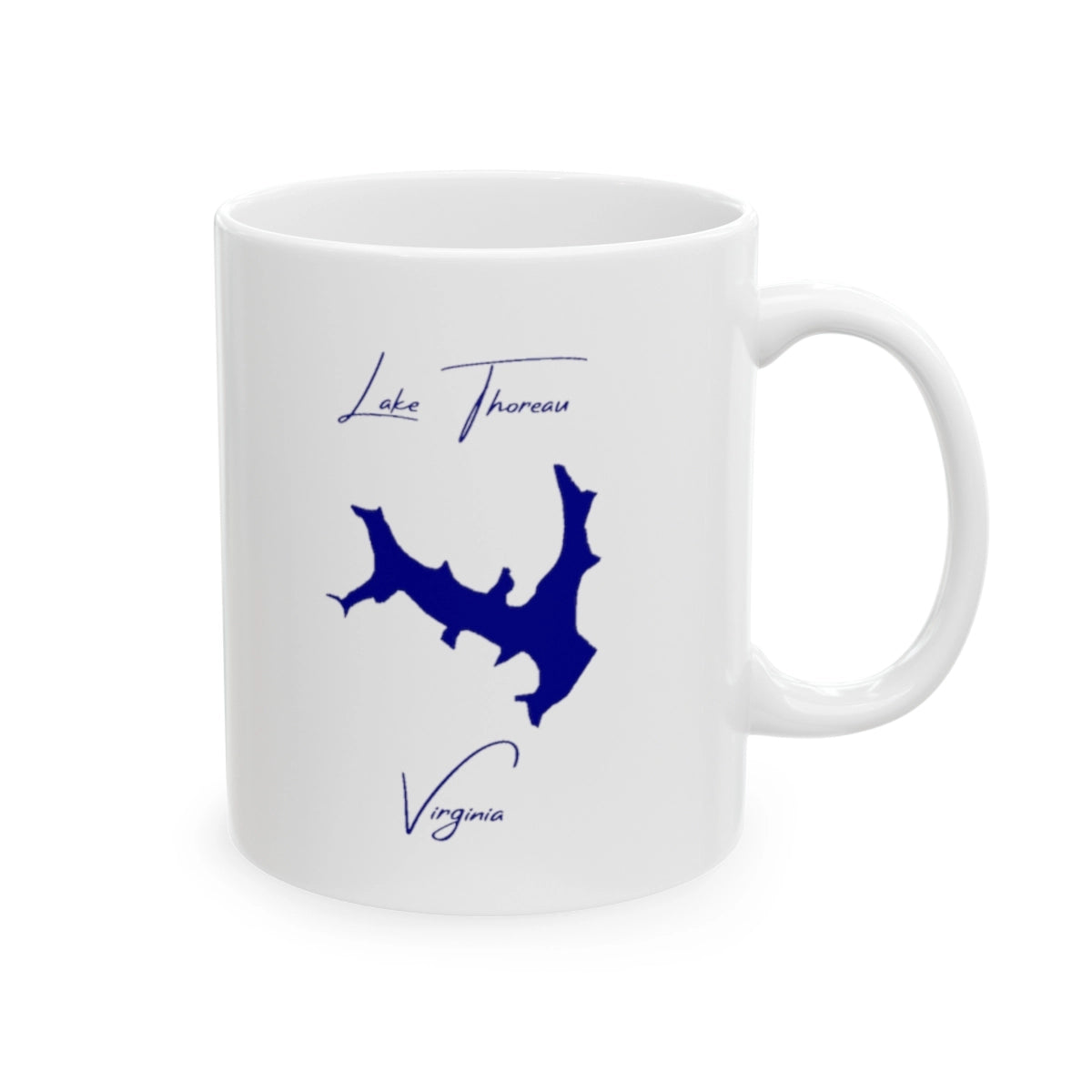 Virginia Lake Thoreau Ceramic Mug other position view from right 11oz.webp