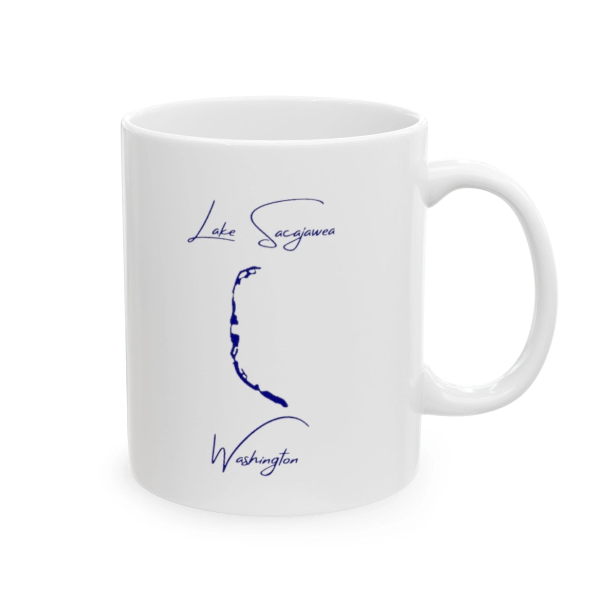 Washington Lake Sacajawea Ceramic Mug other position view from right 11oz.webp