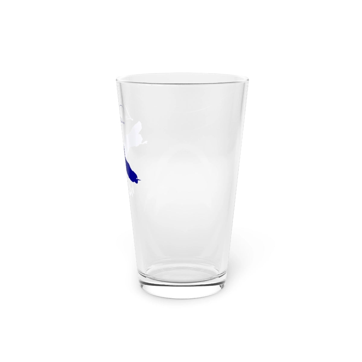 Washington Lake Wenatchee 16oz Pint Glass front position view from right 16oz.webp