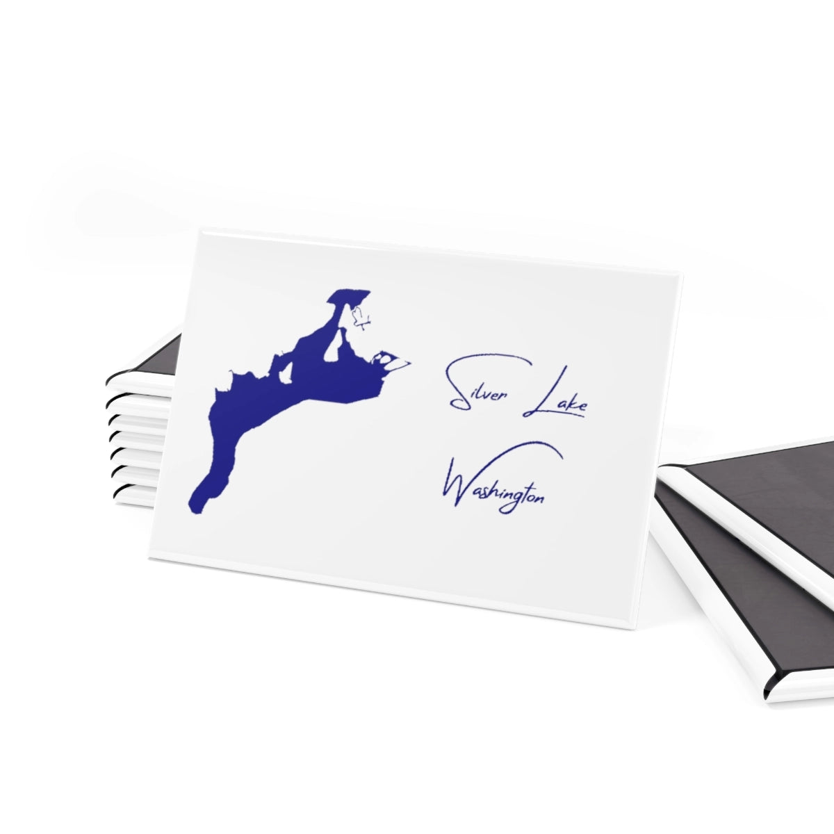 Washington Silver Lake Magnet front position view from set 2 x 3.webp