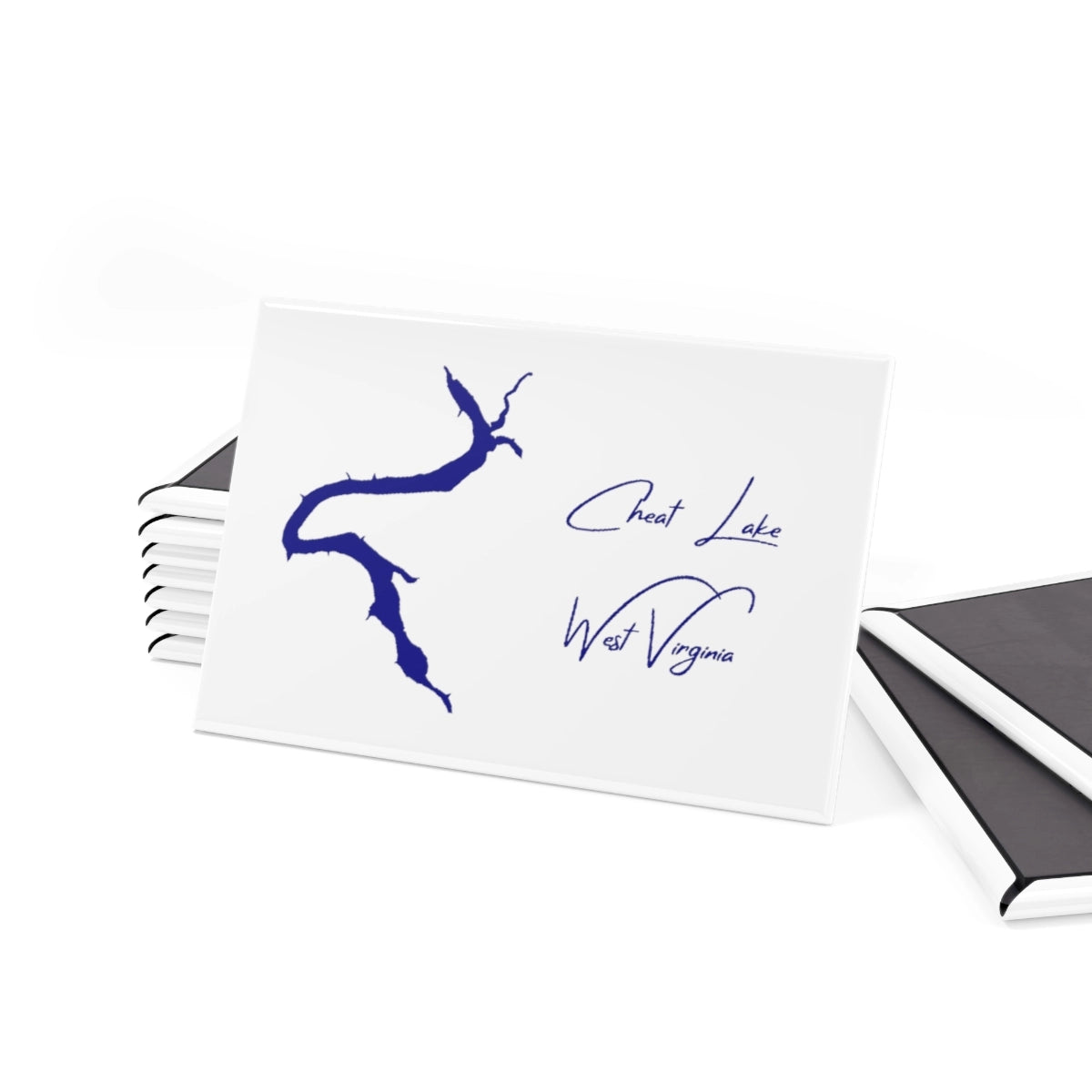 West Virginia Cheat Lake Magnet front position view from set 2 x 3.webp