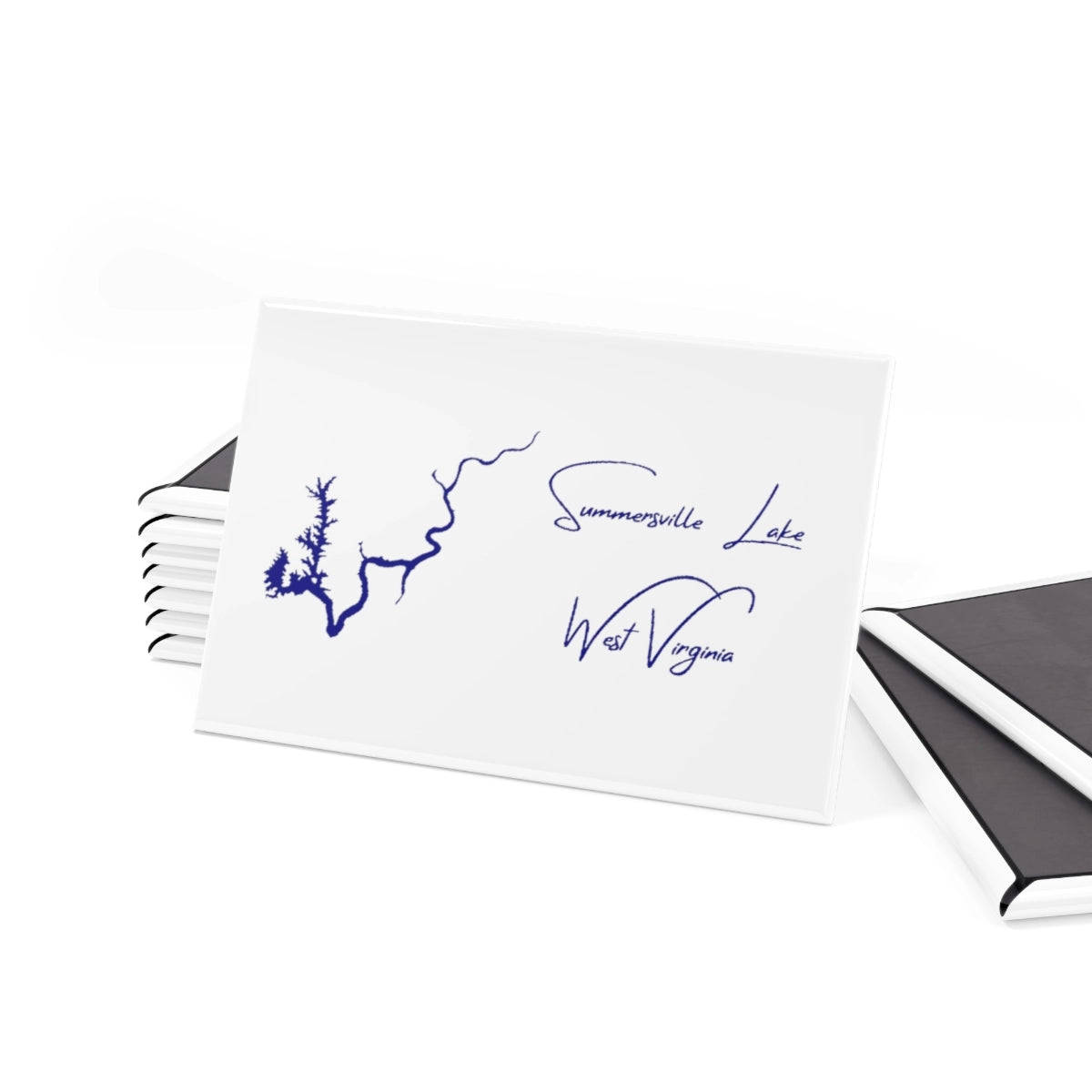 West Virginia Summersville Lake Magnet front position view from set 2 x 3.webp