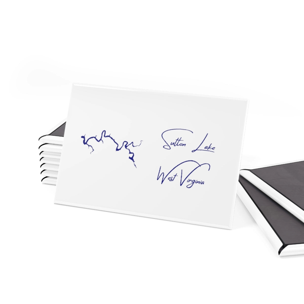 West Virginia Sutton Lake Magnet front position view from set 2 x 3.webp