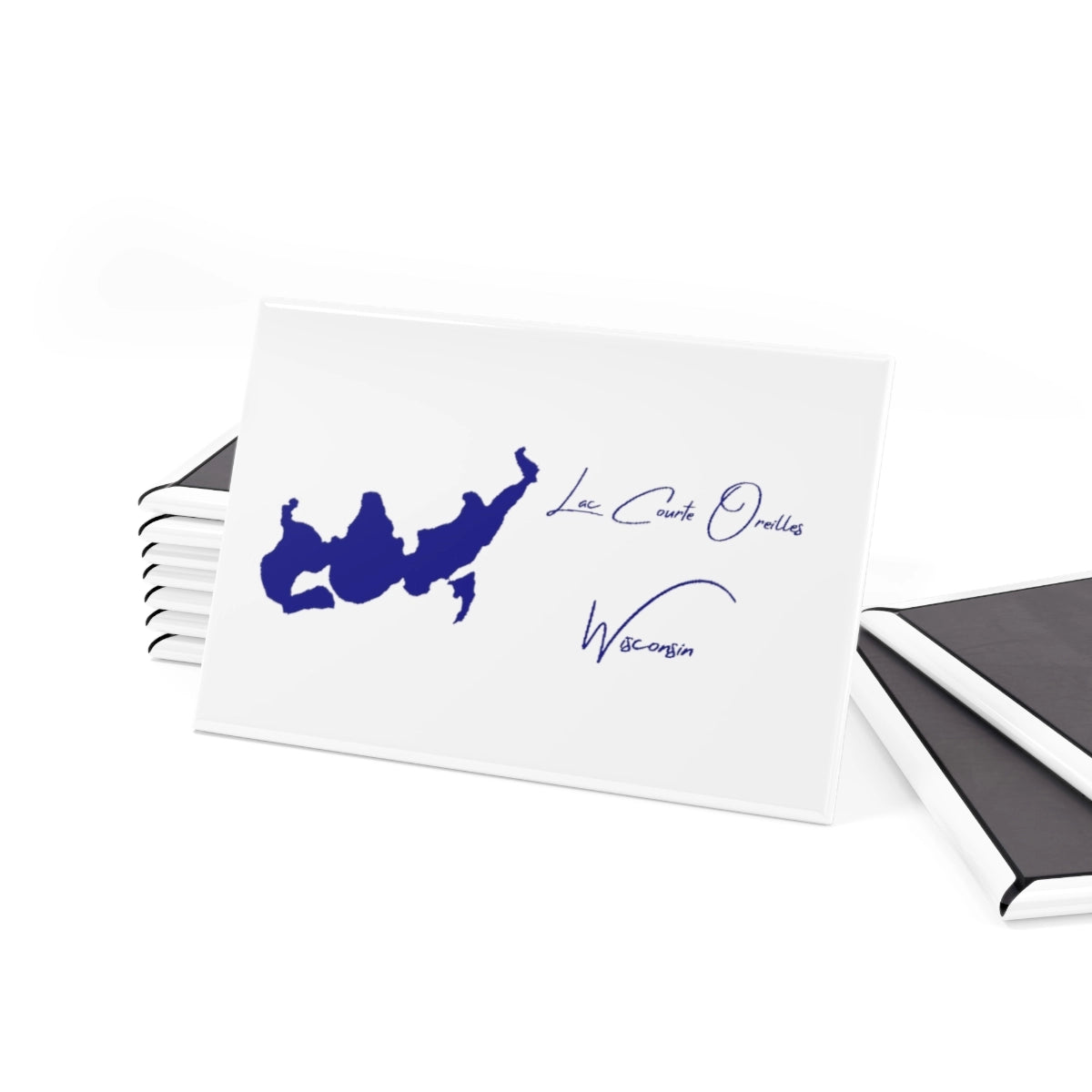 Wisconsin Lac Courte Oreilles Magnet front position view from set 2 x 3.webp