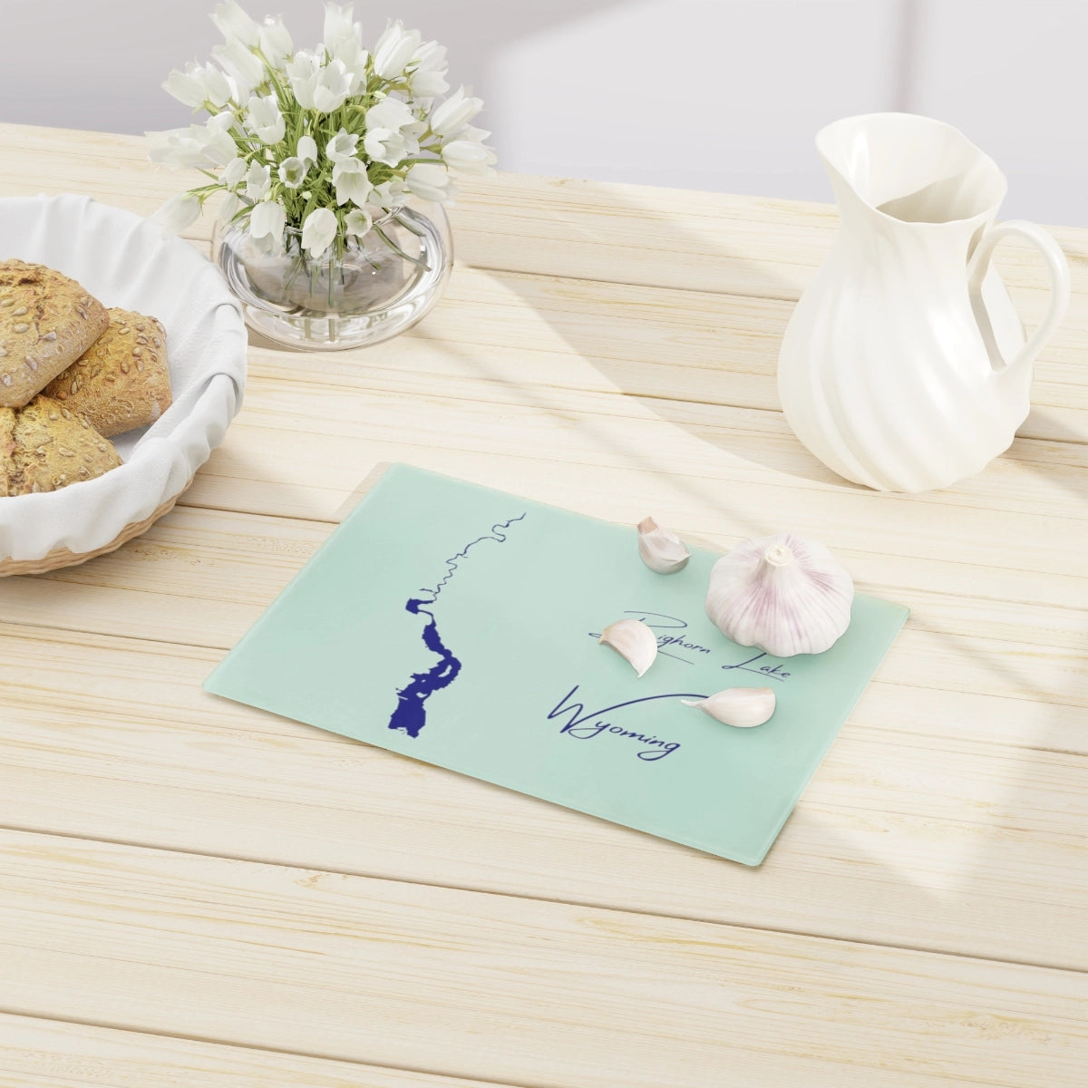 Wyoming Bighorn Lake Cutting Board other position view from context-1 small.webp