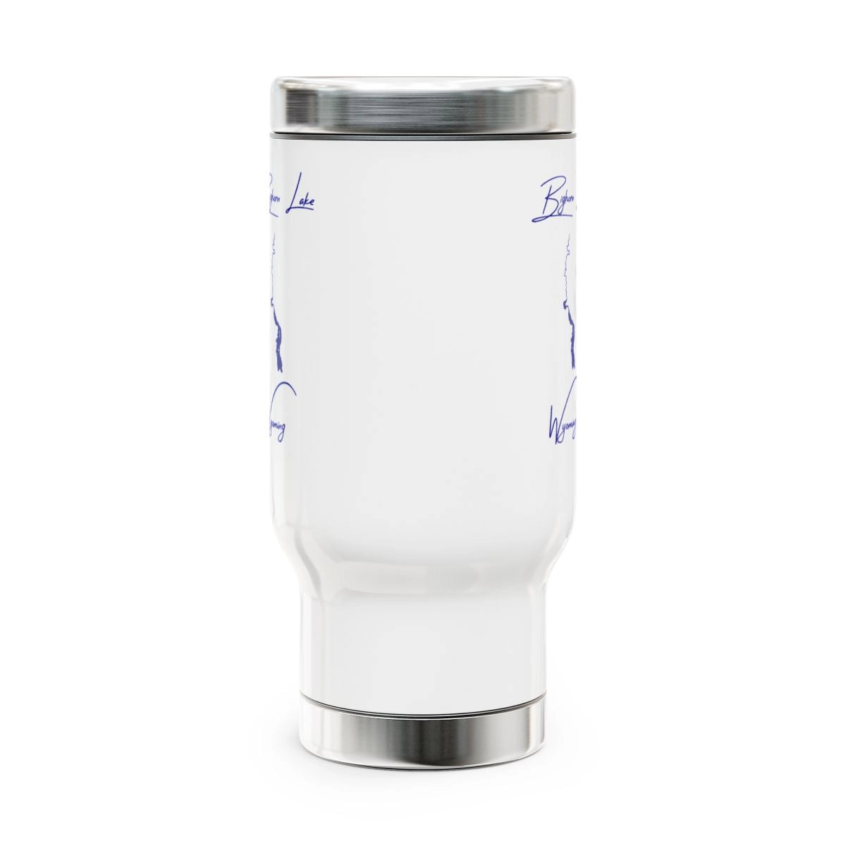 Wyoming Bighorn Lake Travel Mug other position view from front 14oz.webp
