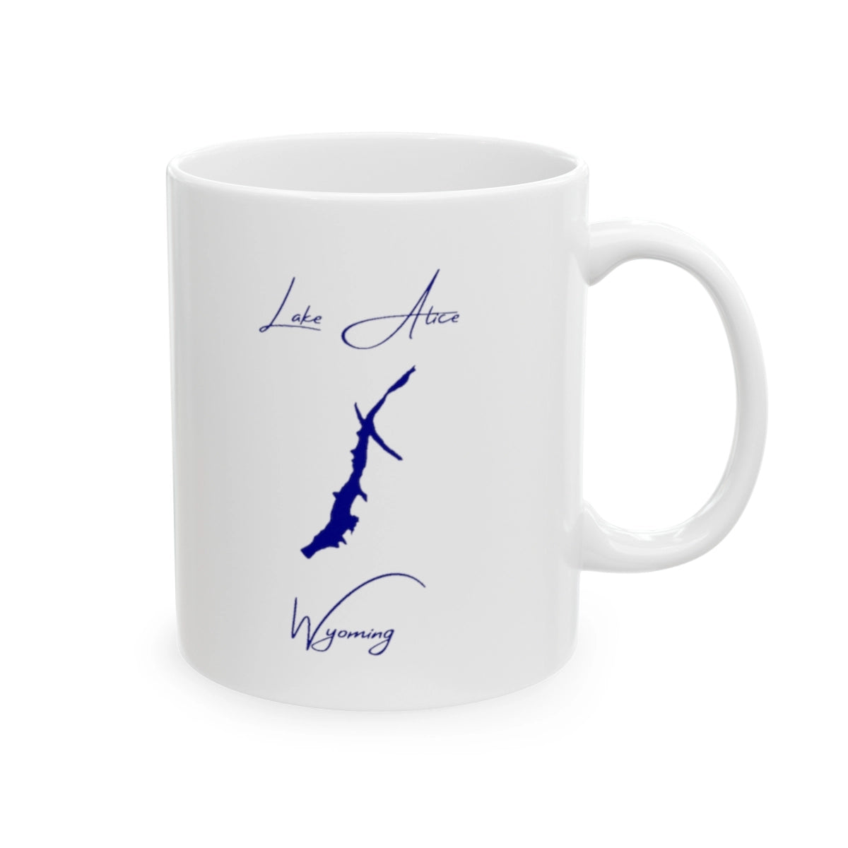 Wyoming Lake Alice Ceramic Mug other position view from right 11oz.webp
